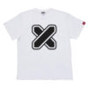 SHOEI NEXT LINE CROSS LOGO T-Shirt - 白色