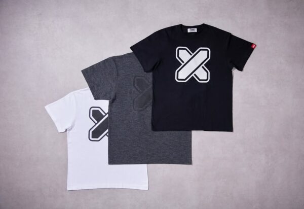 SHOEI NEXT LINE CROSS LOGO T-Shirt - 白色