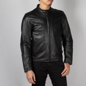 DEGNER 22SJ-3 皮革防摔衣 - 黑