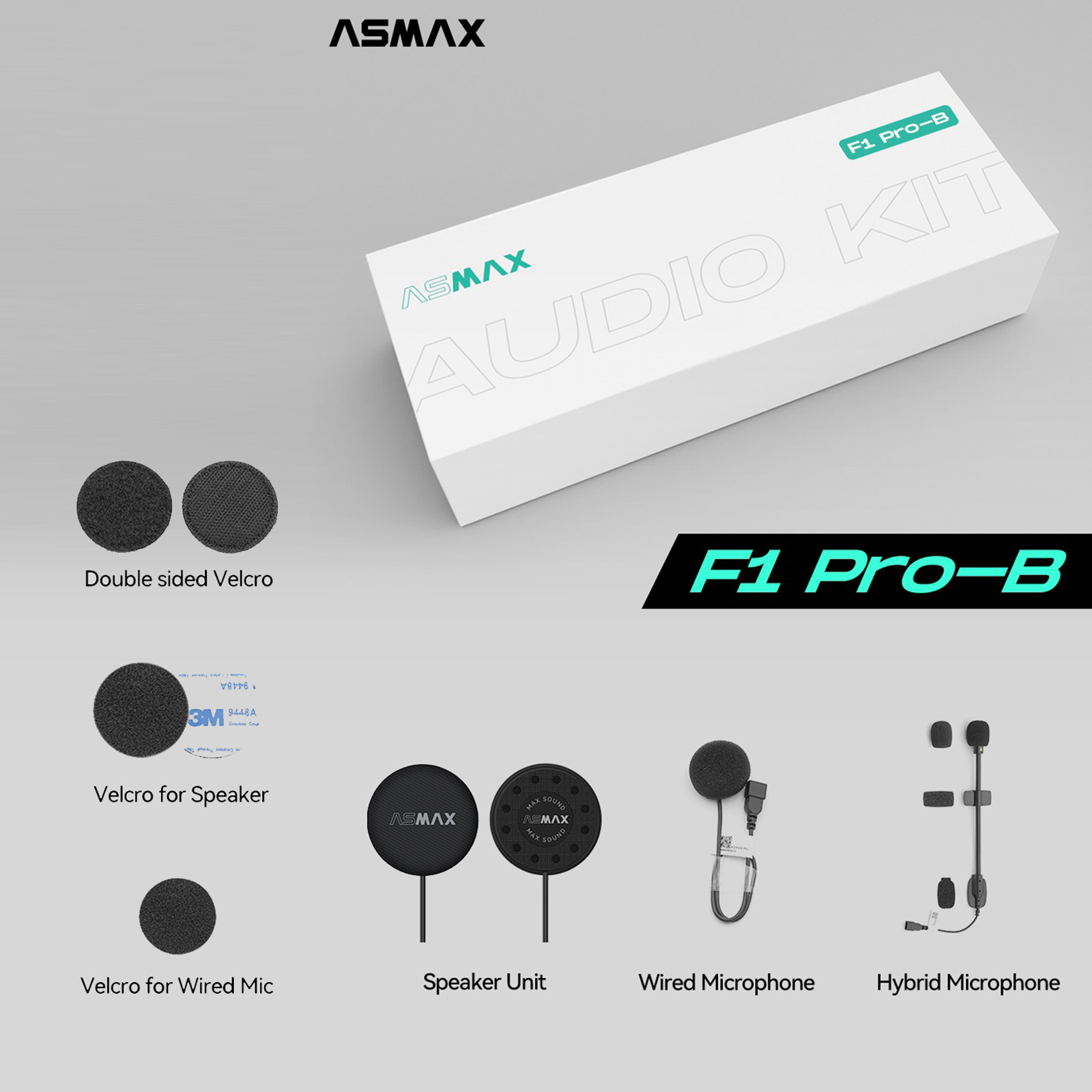ASMAX F1 付属品完備 ASMAX F1 PRO MAX 喇叭配件組– 趴趴騎士生活館=網路商店