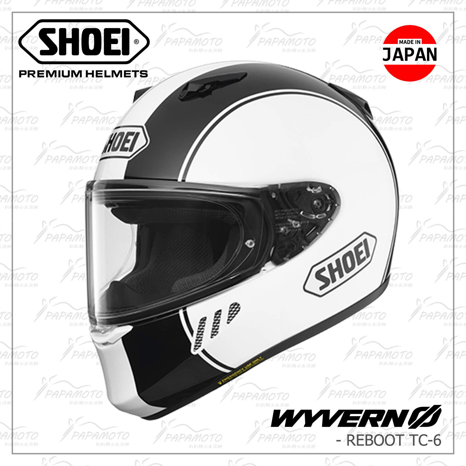 SHOEI WYVERN ∅ REBOOT TC-6 – 趴趴騎士生活館=網路商店