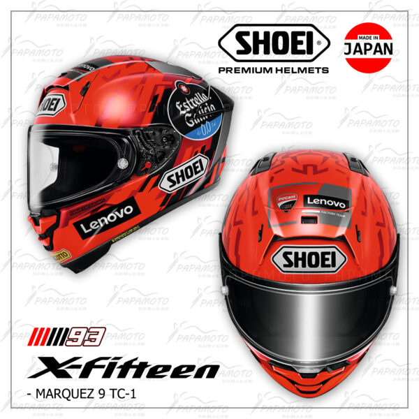 SHOEI X15 MARQUEZ9 (Ducati 聯名