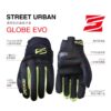 GLOBE_EVO_BK_4 FIVE GLOBE EVO 騎士手套 - 黑