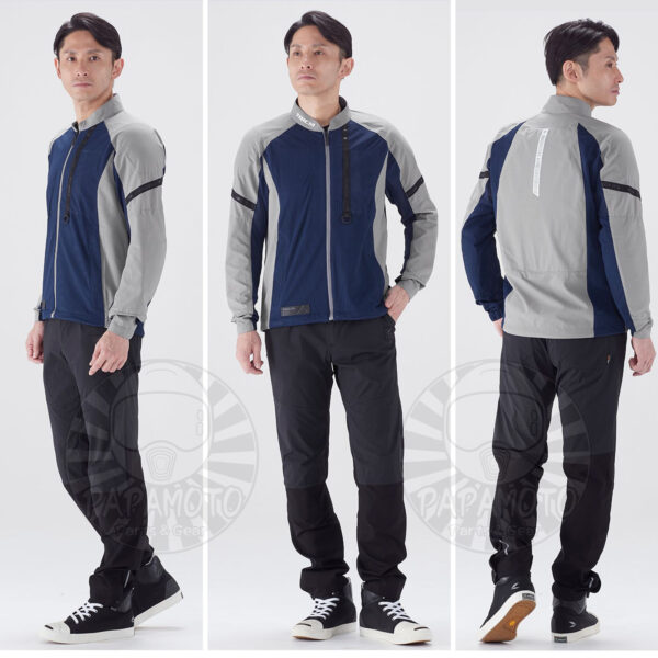 TAICHI RSJ356 夏季網眼防摔衣 - 藍灰