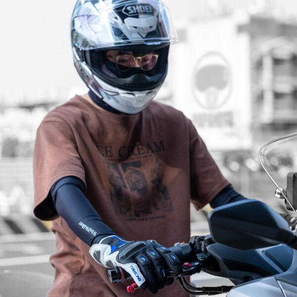 TAICHI RST442 夏季騎士手套 - 藍黑