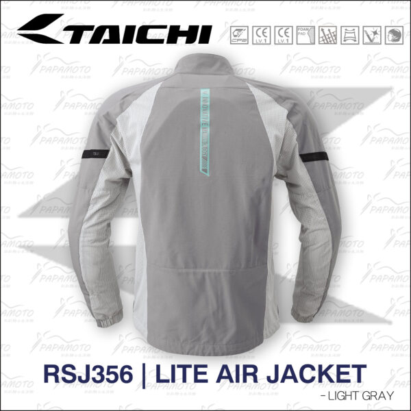 TAICHI RSJ356 夏季網眼防摔衣 - 灰