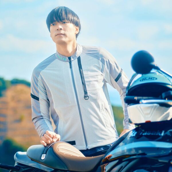 TAICHI RSJ356 夏季網眼防摔衣 - 灰