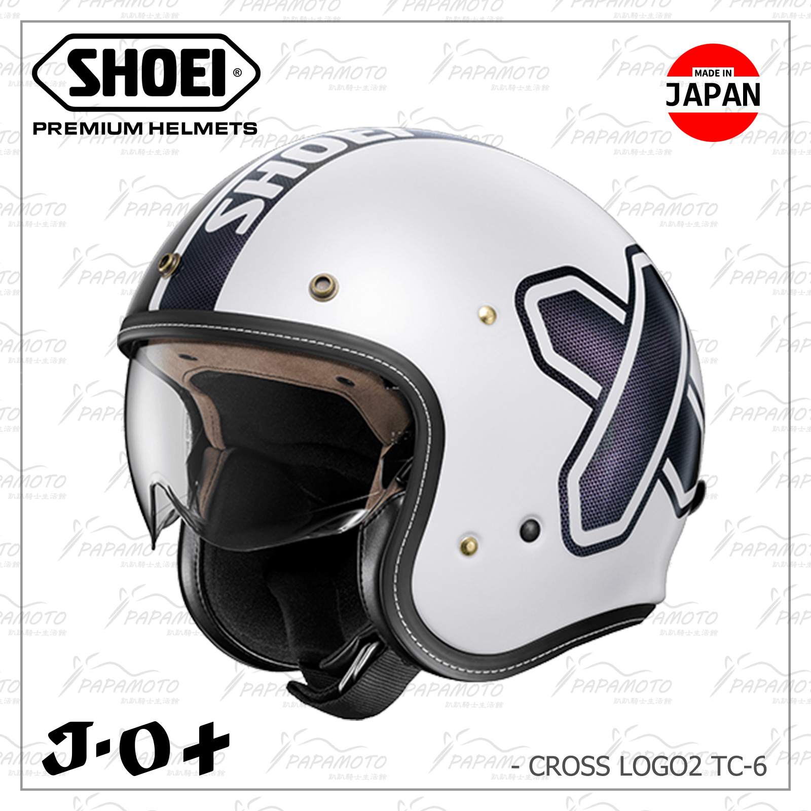 SHOEI JO+ Cross logo 2 TC-6 – 趴趴騎士生活館=網路商店