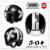 SHOEI JO+ Cross logo 2 TC-5