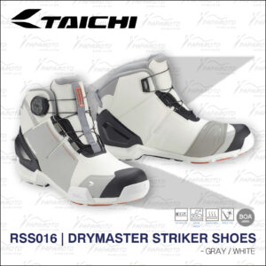 TAICHI RSS016 DRYMASTER 防水車靴 - 灰白