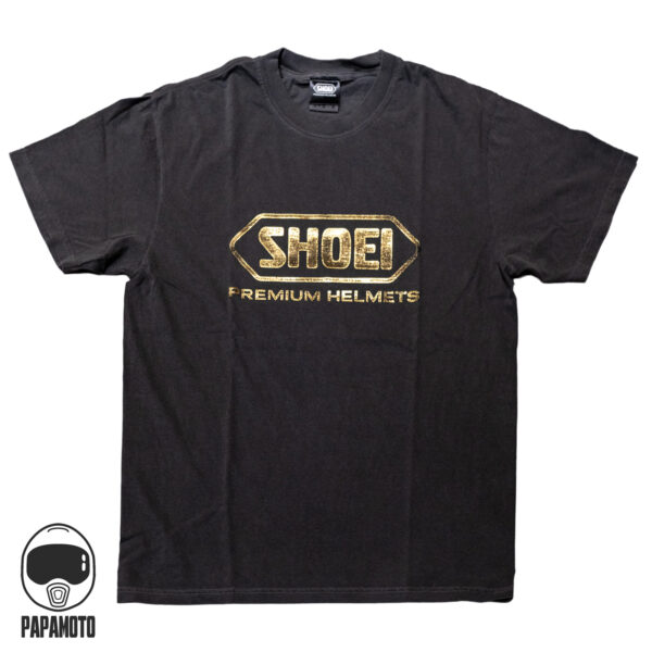 SHOEI 燙金LOGO T-Shirt - 深灰