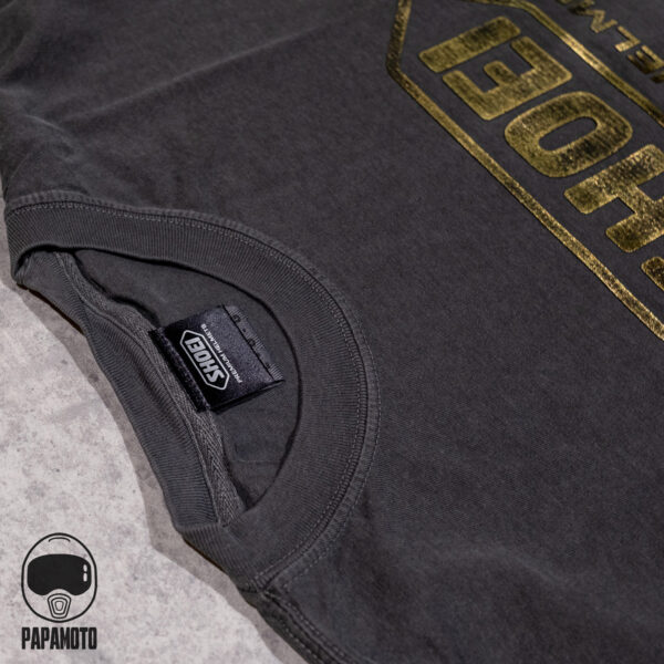 SHOEI 燙金LOGO T-Shirt - 深灰