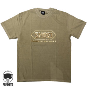 SHOEI 燙金LOGO T-Shirt - 卡其綠