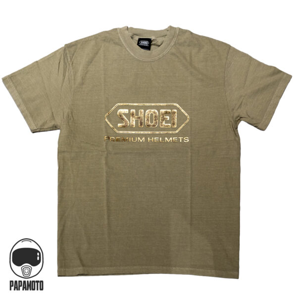 SHOEI 燙金LOGO T-Shirt - 卡其綠